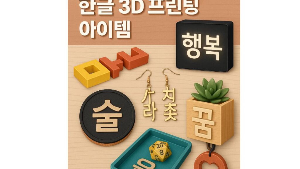 한글로 해외 판매해볼만한 3D 프린터 아이템 아이디 2 3D 프린트 아이템
