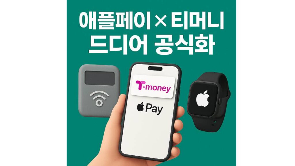 애플페이 × 티머니, 드디어 교통카드 지원! 애플페이 티머니 소식 2 애플페이 × 티머니, 드디어 공식