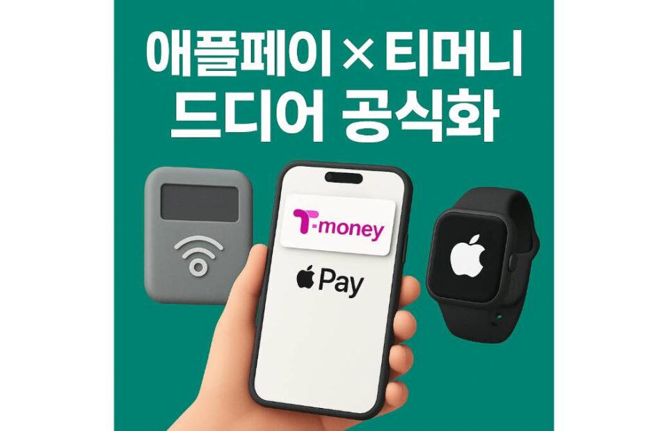 애플페이 × 티머니, 드디어 공식