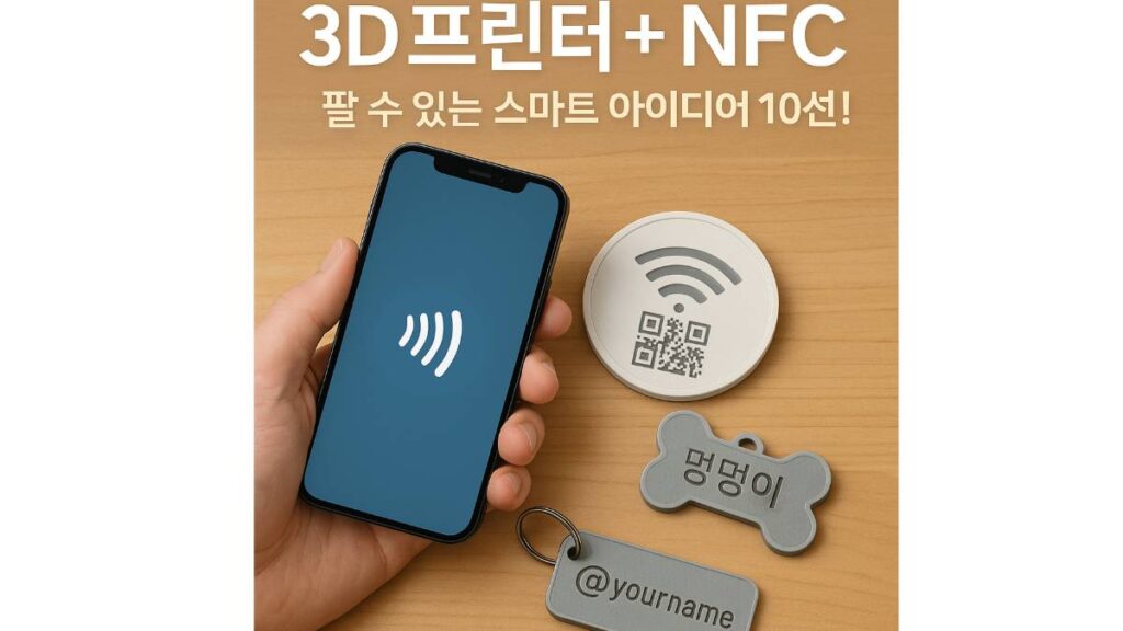 NFC + 3D 프린터 = 스마트한 사이드잡의 시작
