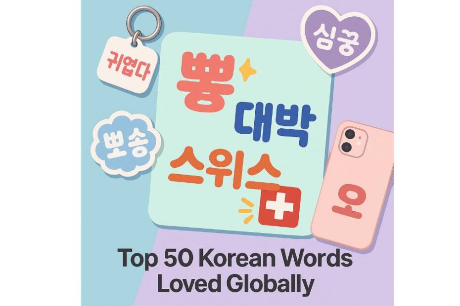 키링·스티커에 딱! 해외에서 사랑받는 한글 베스트 50